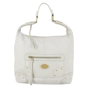 Bally Leather Shoulder Bag White